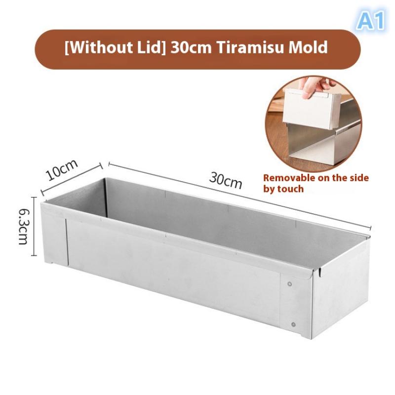 Прямоугольная форма для торта с антипригарным покрытием, форма для тирамису, противень для выпечки торта, нержавеющая сталь, формы для приготовления десерта тирамису, многофункциональная форма для чизкейка