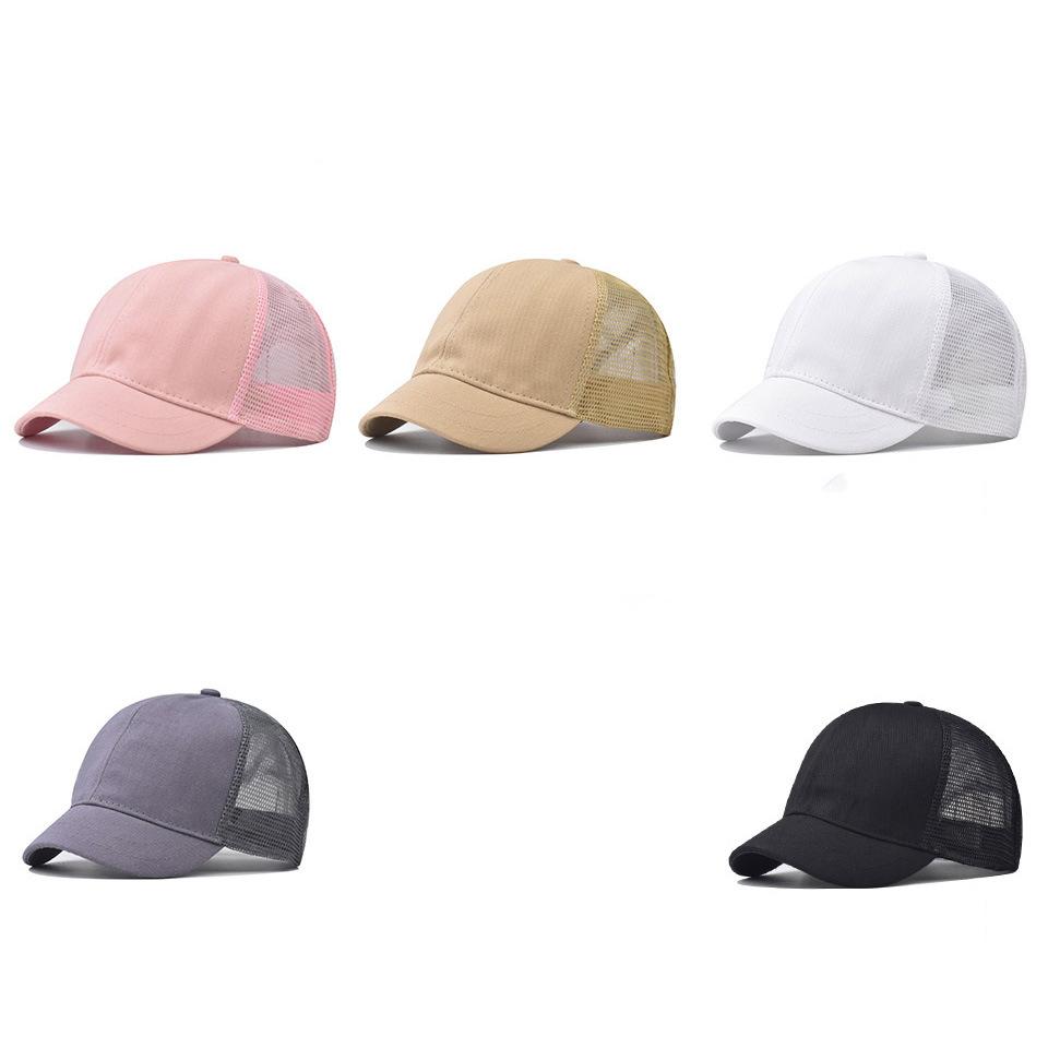 Осенняя Новая Женская Мужская Однотонная Сетчатая Бейсболка Однотонная Snapback С Коротким Козырьком Кепка от Солнца Уличная Хип-Хоп Бейсболки Кепка