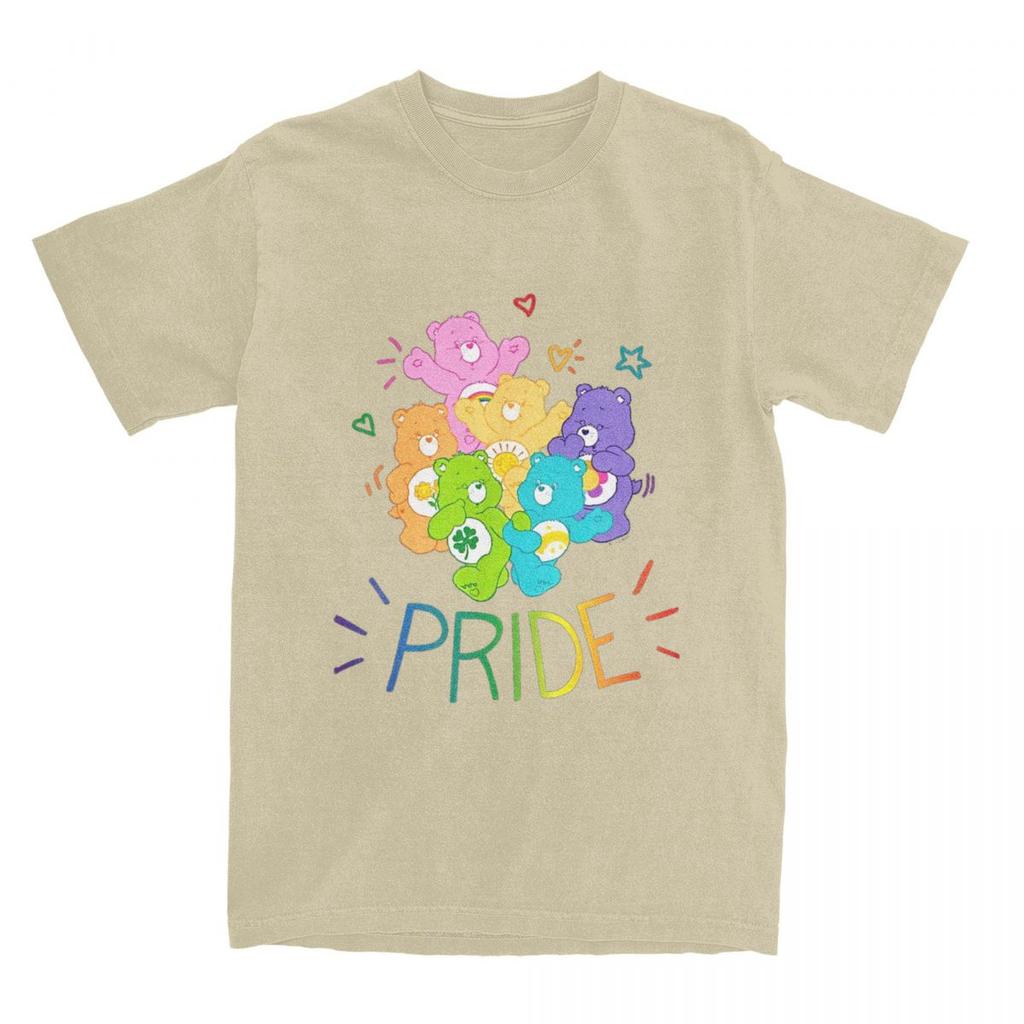 Rainbow Pride And Doodles Men Women's T Shirts Vintage Tees Short Sleeve Crewneck T-Shirt Cotton Plus Size Tops