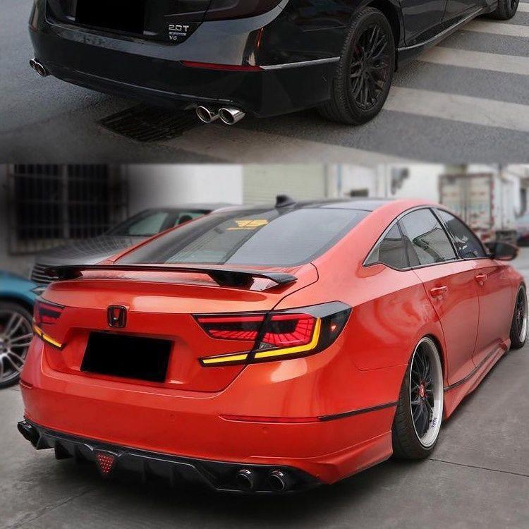 Выхлопная насадка из нержавеющей стали и углеродного волокна для Honda Accord 10-го поколения Inspire