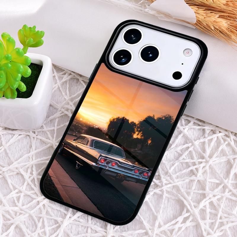 Cars Classic Retro Phone Case for iPhone 17 Air 16 15 11 12 14 13 Pro Max Shockproof Cover