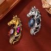 Ретро Голова Лошади Лошадь Животные Аксессуары Мужская и Женская Брошь