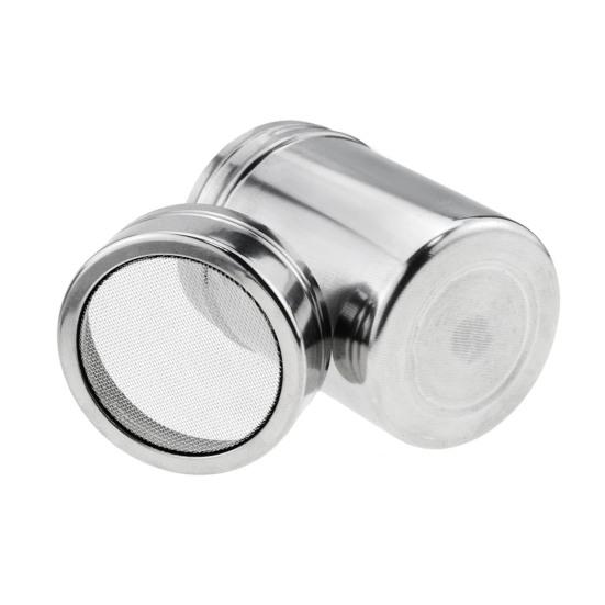 Сито для специй из нержавеющей стали с крышкой, вращающаяся крышка с мелкой сеткой, банка для приправ для перца, кофейного порошка, специй для барбекю, пищевая соль, сахарница