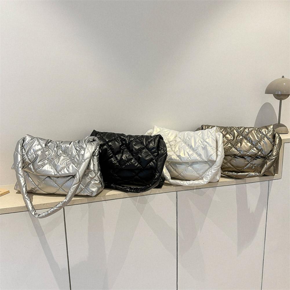 Женские мягкие нейлоновые боковые сумки, стильная сумка для подмышек большой вместимости с регулируемым ремешком для ежедневного офисного использования, простая сумка для поездок на работу