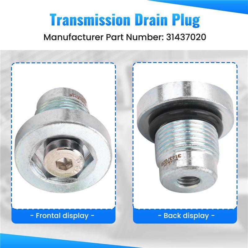 N69R--31437020 Transmission Drain Plug Transmission Drain Screws For Volvo S90 2017 V90 S60 2011 XC60 2016 T11 XC90 2016,3143702