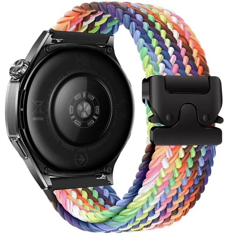 Плетеный браслет Solo Loop Для Huawei Watch GT5/4/3Pro 46 мм 4/3 Pro Huawei Ultimate Band Для Amazfit Balance GTR 4/3/2 47 мм