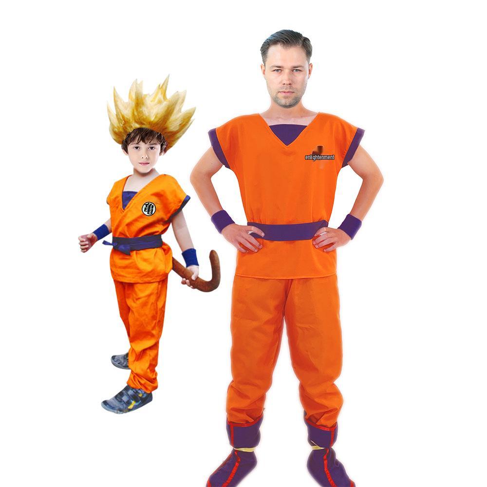 Костюм Гоку из Dragon Ball для детей и взрослых - Аниме наряд для сценических выступлений