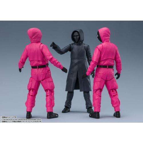 TAMASHII NATIONS S.H.Figuarts Солдат в маске из Игры в кальмара, примерно 145 мм, АБС и ПВХ, раскрашенная фигурка