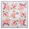 JILL STUART Old Flower Cotton Scarf 50105501, Women's, Machine Washable, Sun Protection, Gray [D], Approx. 64cm W X 64cm H