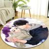 1pc KPop Demon Hunters19 Design Printed Area Round Carpet for Bedroom Living Room Home Decor Rugs Mat Non Slip Mat Rug for Bedside