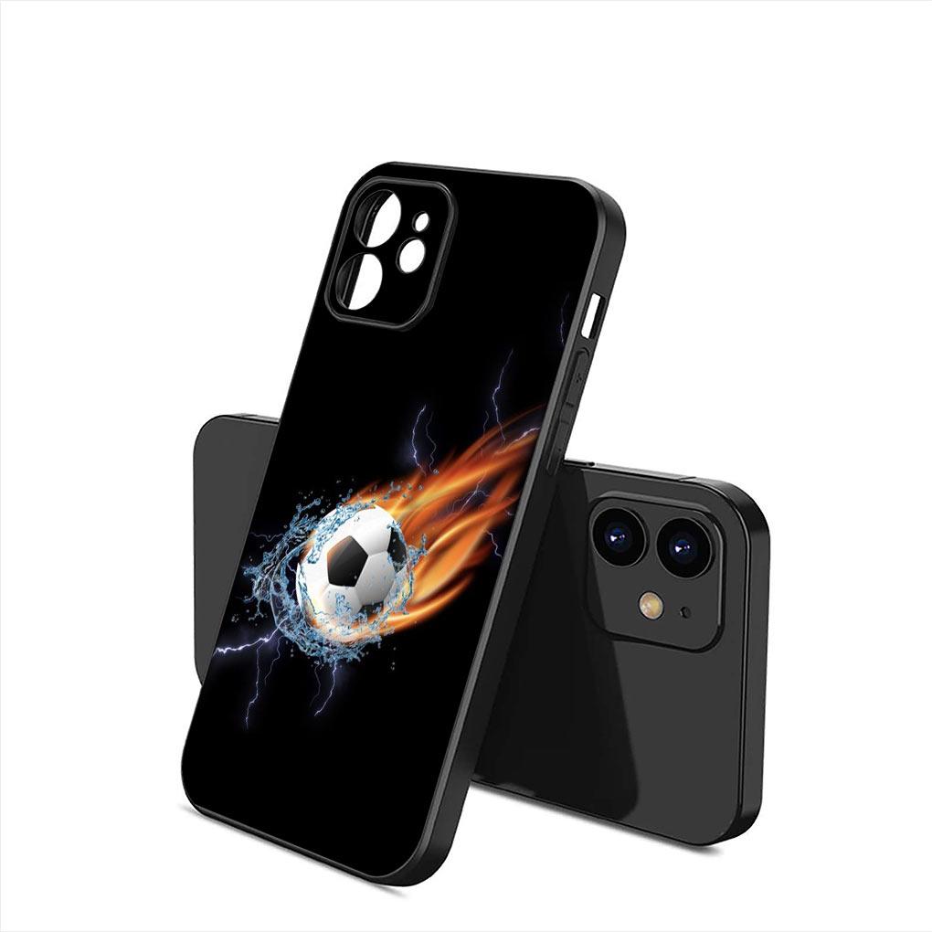 Sports Soccer Football Soft Phone Cover for Apple iPhone 16 11 Pro XS Max X XR 6 7 8 6S Plus + SE 2022 8+ Silicone Case