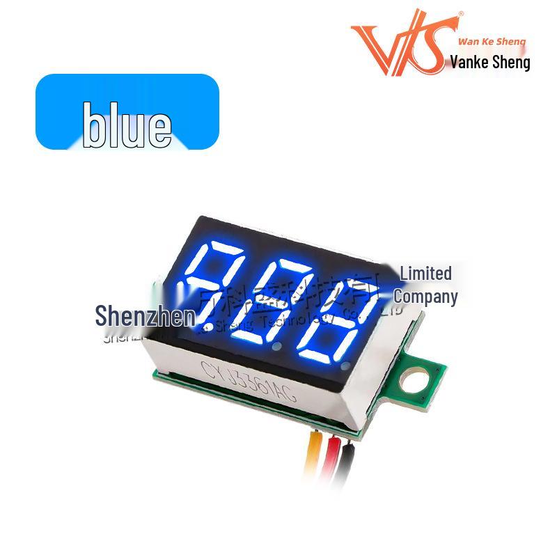 Мини 0,36" Никси-трубка 3-проводной DC 0-100В Цифровой вольтметр с переменной точностью