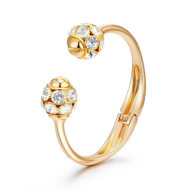 Новый модный простой классический 18-каратный круглый браслет с бриллиантами для женщин ювелирные изделия Ajorca