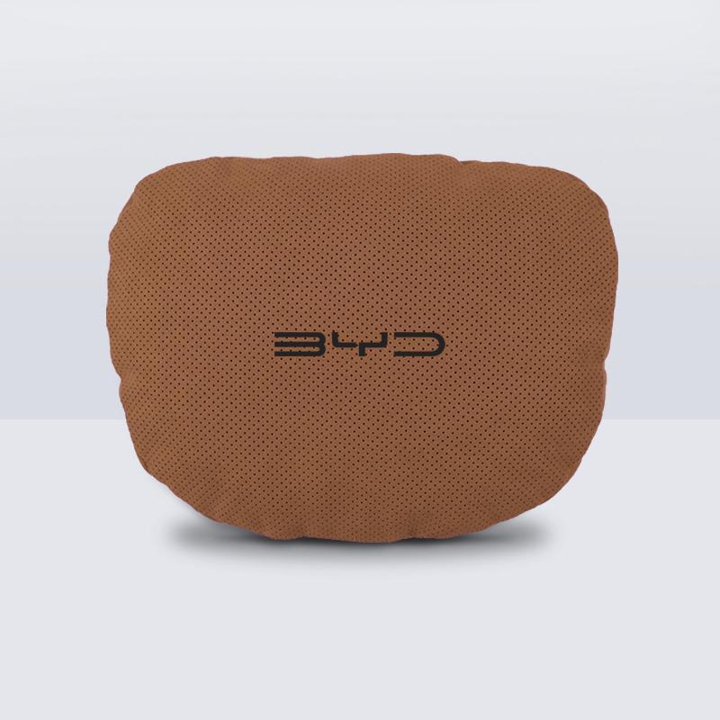 Подушка для шеи BYD Han EV: Замшевый комфорт для Seal, Song Plus, Tang DMI, Qin Pro, Yuan.