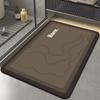 Modern Abstract Geometric Line Floor Mat Bath Mat Color Block Non Slip Shower Room Rug