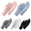 Thin Sunscreen Gloves Ice Silk Anti-UV Mittens Fashion Sun Protection Gloves  Summer Spring