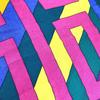 HERMES LE FIL DARIANE (Ariadne's Thread) Calle Jean 140 Large Shawl Stole Scarf