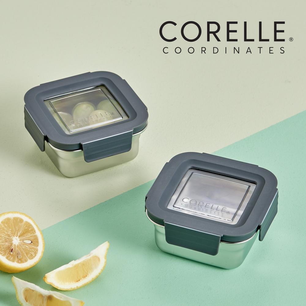 Герметичный контейнер для хранения пищевых продуктов Corelle 2p из нержавеющей стали можно мыть в посудомоечной машине