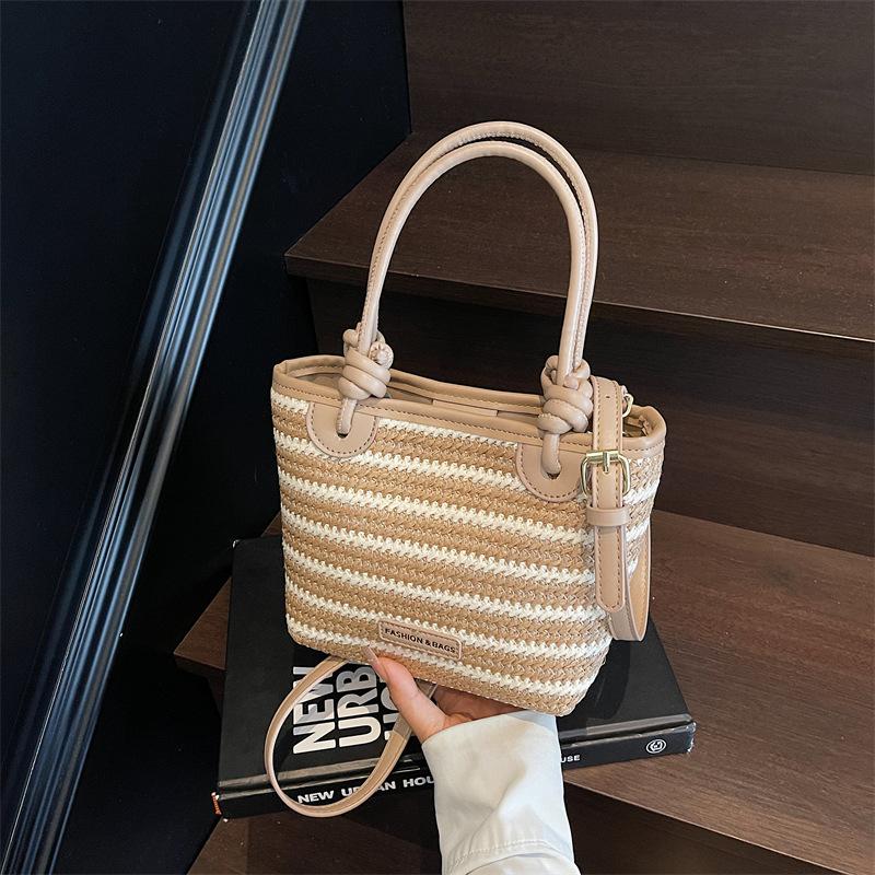 Плетение большая вместимость высокое качество мягкая прочная модная изысканная легкая для поездок на работу на открытом воздухе пляжная сумка через плечо сумка на плечо