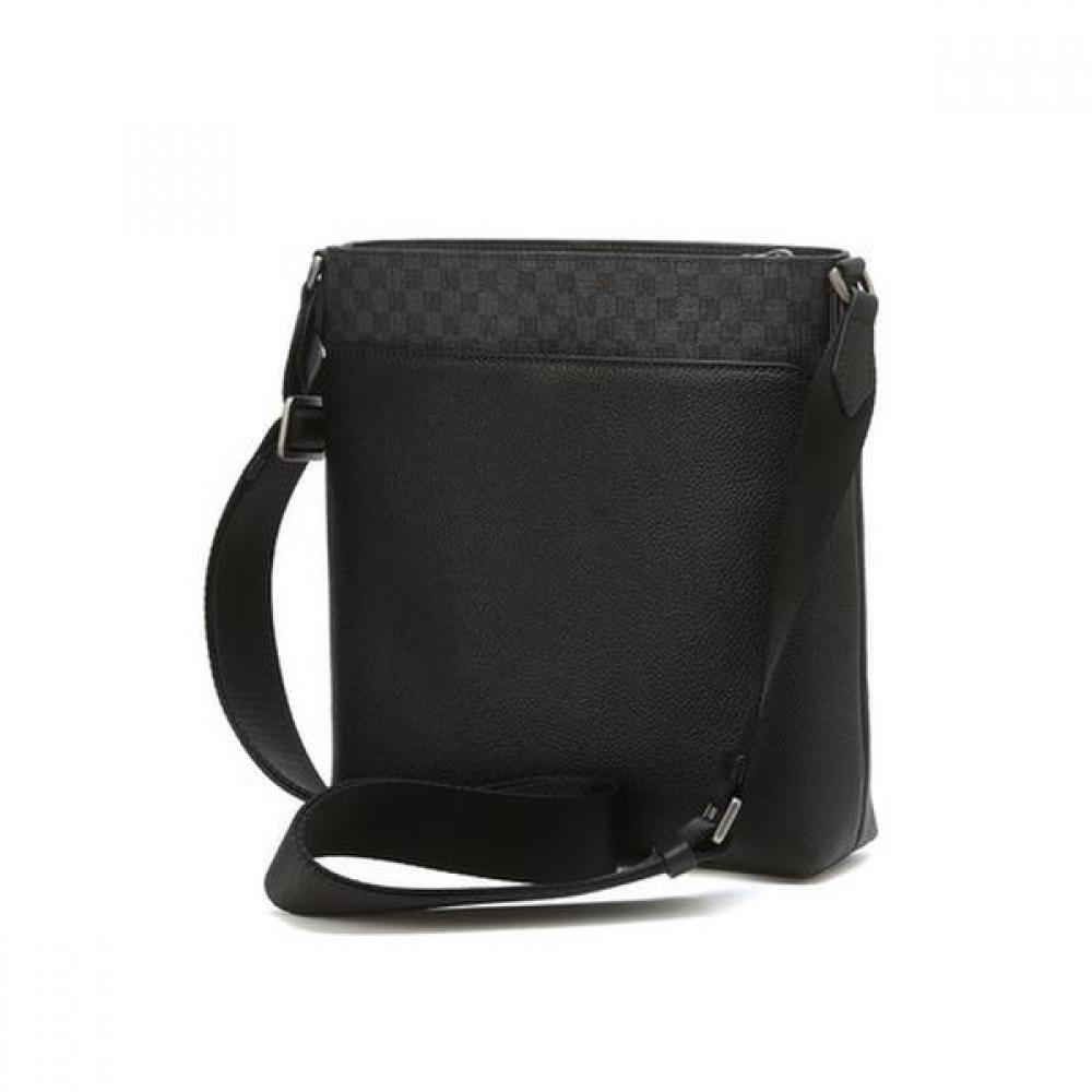 Daks Black Cowhide Dd Pattern Crossbody Bag Dbba6e261bk