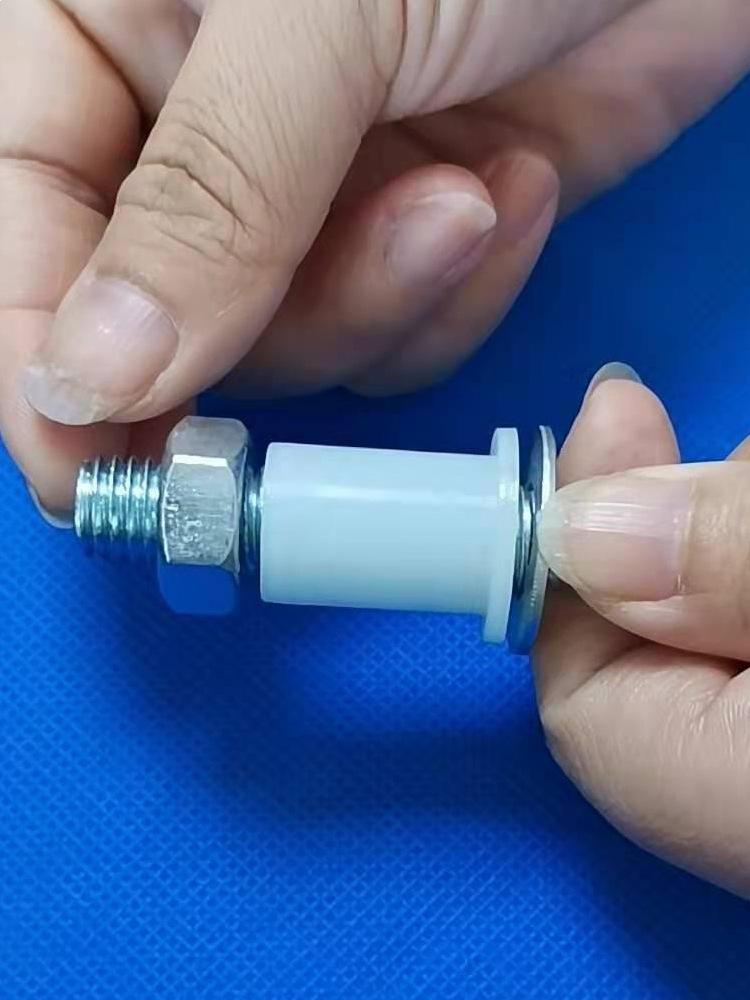 Wear-Resistant Nylon Flange Shaft Bushing for Insulation Support