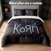 Korn Design Bed Bedding Set 1 Duvet Cover + 2 Pillowcases Soft Breathable Household Bed Linens