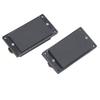 2PCS закрытый электрогитарный звукосниматель с двойной катушкой, хамбакер, сменный звукосниматель для грифа гитары и