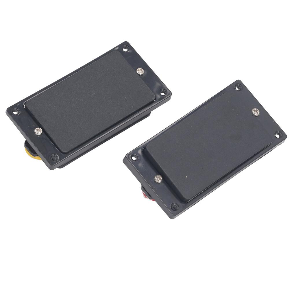 2PCS закрытый электрогитарный звукосниматель с двойной катушкой, хамбакер, сменный звукосниматель для грифа гитары и