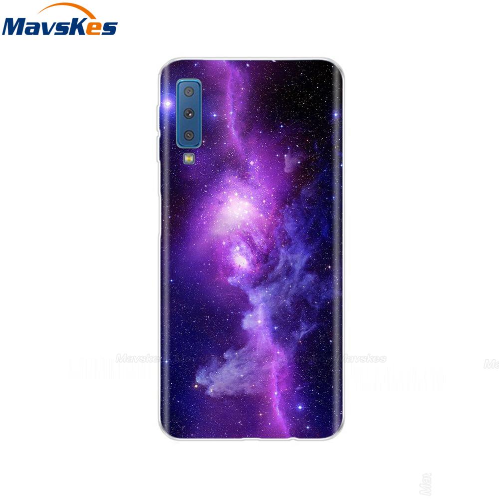 Силиконовый Чехол Для Samsung Galaxy A7 2018 Чехол A750 A750F Чехол 6.0' ТПУ Чехол для Телефона Для Samsung A 7 2018 750 750F Fundas Coque