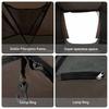 Fishing Tent Brown 514 x 465 x 187 cm Polyester and Fiberglass