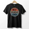 Retro Grandad T-Shirt, Vintage Sunset Emblem Tee T-shirt