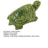 Статуэтка черепахи из искусственного кристалла, положительная целебная энергия, ручная работа, зеленая статуя черепахи из натурального камня, украшение для домашнего офиса и рабочего стола, орнамент