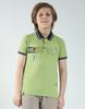 Boys's Regular Fit Printed Polo Half Sleeve T-Shirt