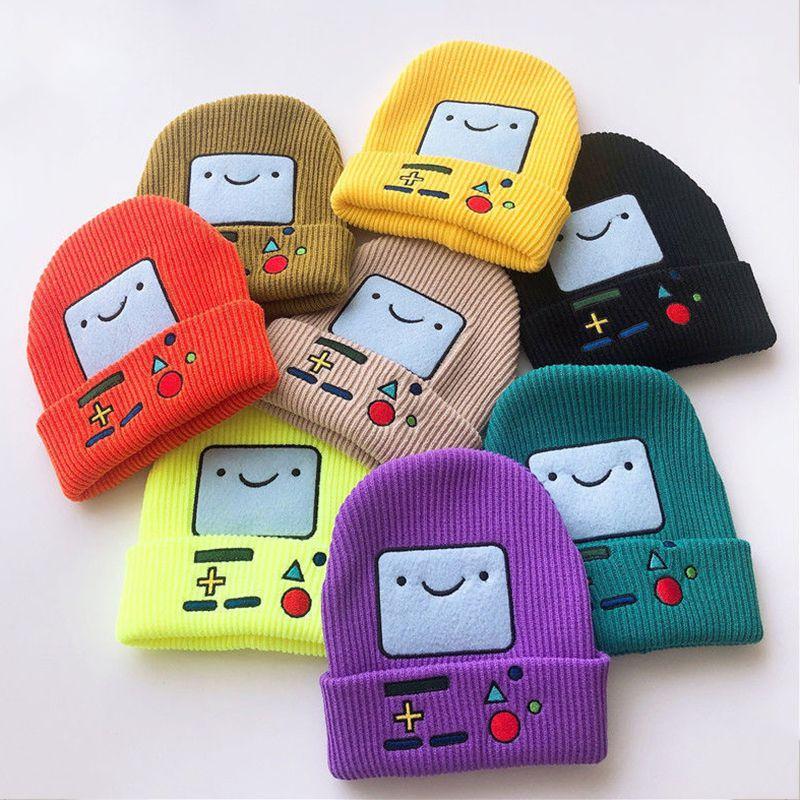 Время приключений с Финном и Джейком Мягкая вязаная шапка-бини для косплея и тепла