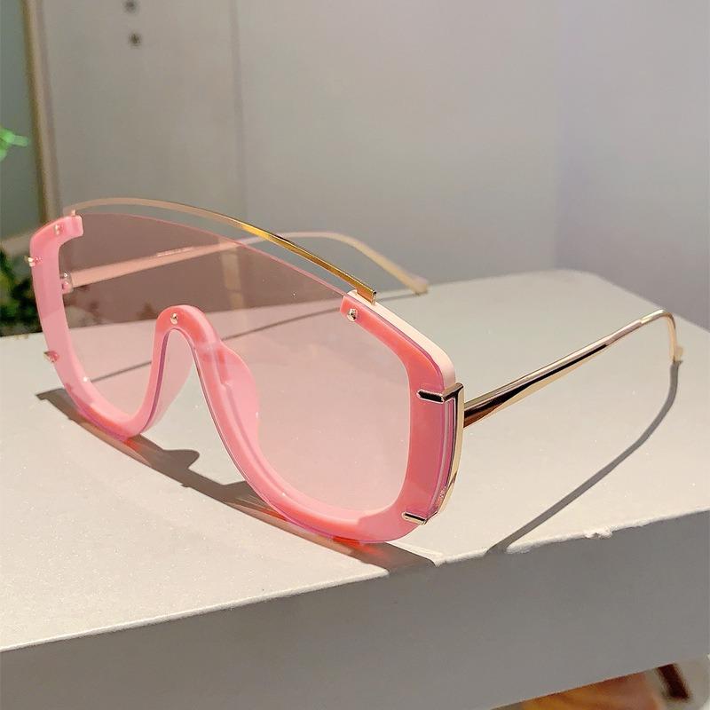 Fashion Leopard Women Sunglasses Stylish Gradient Outdoor Sports Shades Luxury Metal Design Oversize Men Sun Glasses