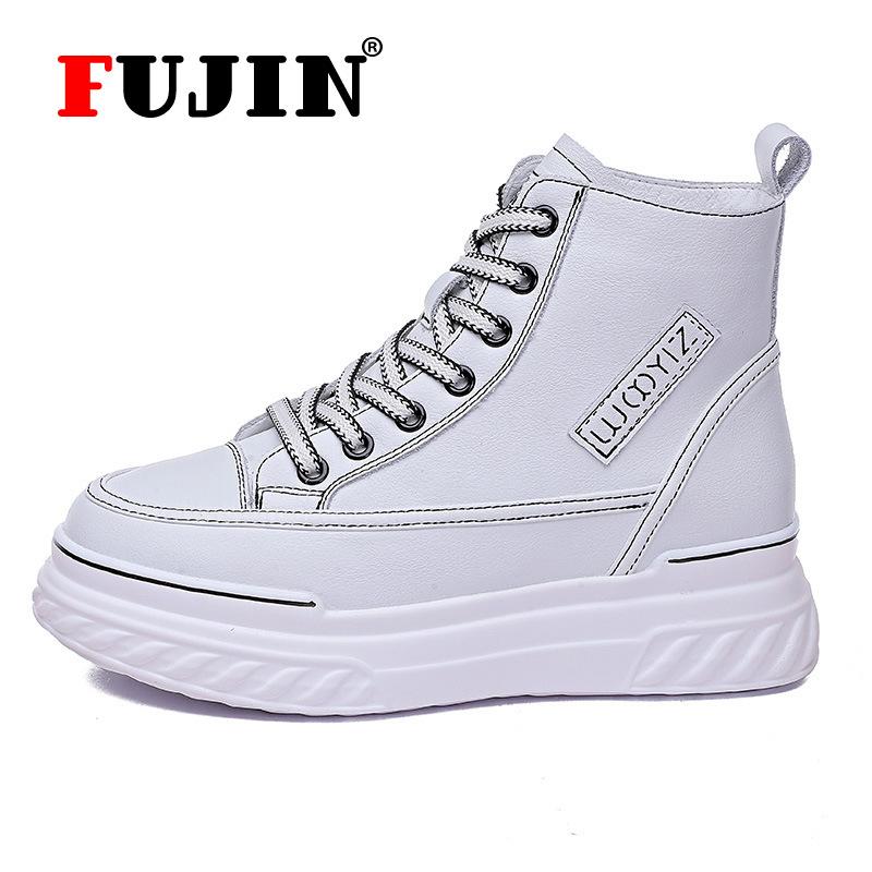 Fujin Summer Spring Autumn Sock Comfy Platform Sneakers Knitting Running Breathable Comfortable Women Shoes Chunky Ins Women Shoes Female Girls
