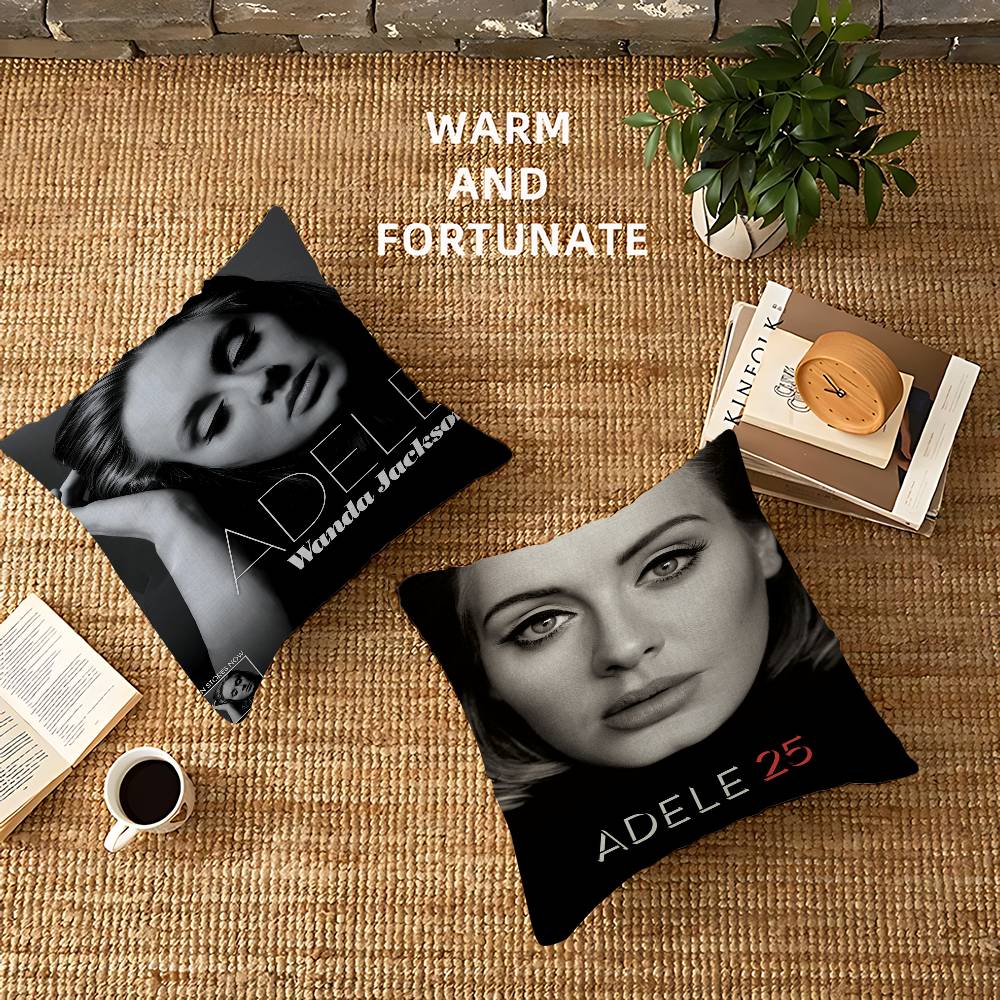 Hot Classic Singer A-Adele Maple Design Cushion Cover Happy Autumn Harvest Decor Holiday Decorati Pillow Cover
