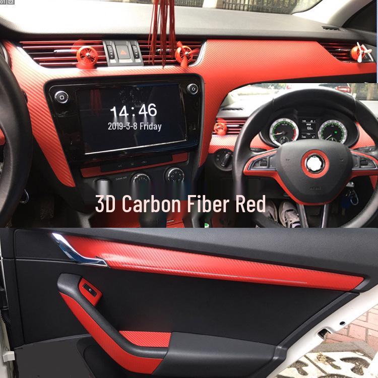 Skoda Octavia (15-19) Carbon Fiber Interior Center Console Stickers