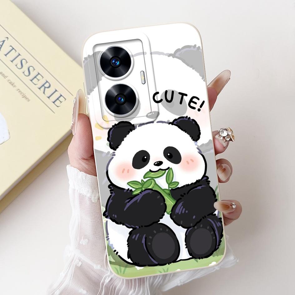 For Realme C55 Case 6.72" Cover Cute Rabbit Soft Silicone TPU Protective Phone Case For OPPO Realme C55 C 55 Bumper RMX3710 Capa