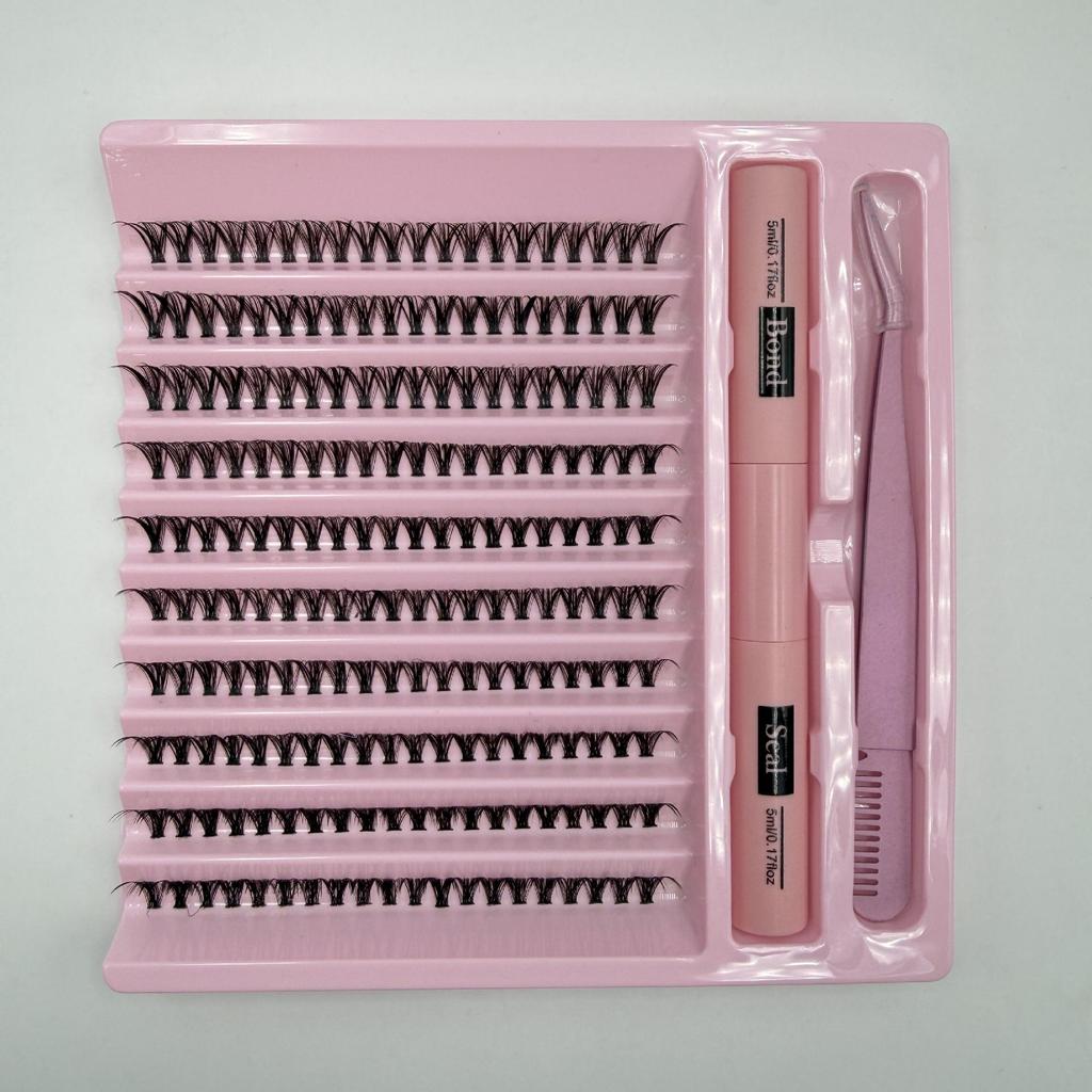 DIY Наращивание ресниц - Сегментированные 30D, 40D, 50D, 80D для самостоятельного нанесения
