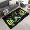 Rider Gear Floor Rug Office Rug Perfect for Playrooms Outdoor Study room Dormitory Antislip Carpet Anime Office Decor Wedding Party Gift