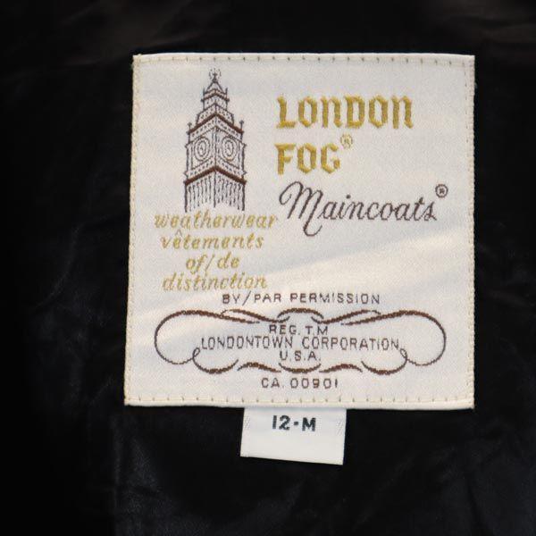 LONDON FOG Винтажный тренч 80-х годов 12 серый Подкладка в комплекте, большой размер Женский Б/У