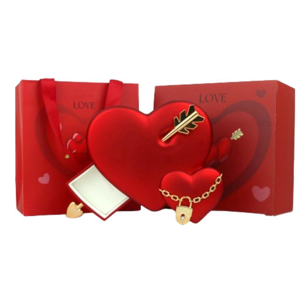 Креативная коробка для демонстрации ювелирных изделий Пылезащитная подарочная коробка на День святого Валентина Футляр для серег Браслет/Кольцо