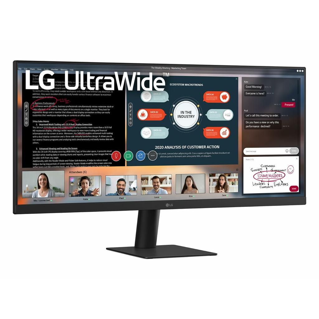 LG 29U511A-B Monitor 29" 2560x1080 Ultrawide Black
