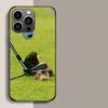 Golf Clubs and Splashing Balls Phone Case For Iphone 17 Air 15 Pro 14 Plus 16 Pro Max 17E 16E 12 13 Mini 11 Cover Cute Fundas