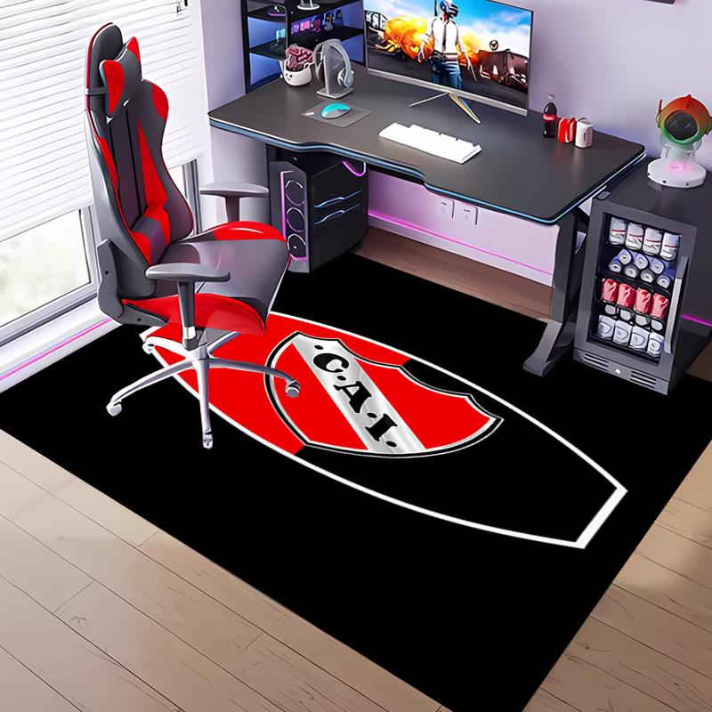 1pc Club Atlético Independiente Entrance Mat, Non-Slip Mat Area Rug,Room Decor, Outdoor Decor, Kitchen Rug,Doormat - Machine Washable, Easy to Clean