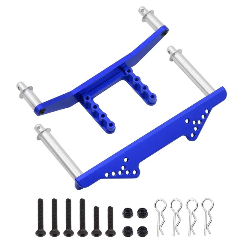 Metal Front & Rear Body Mounts with Body Posts for 1/10 Traxxas Slash 2WD Rustler Stampede VXL RC Car Upgrade Parts