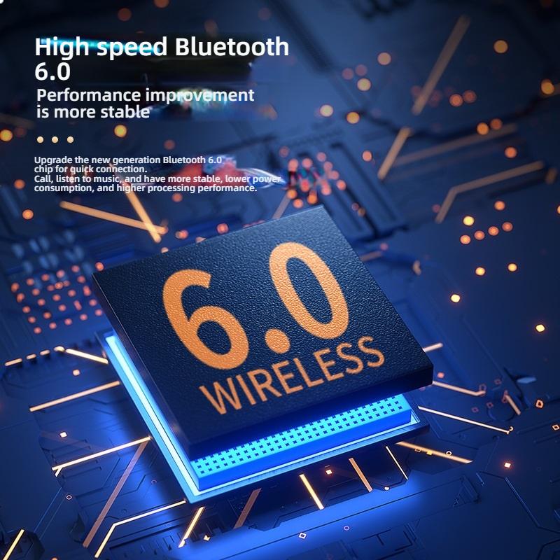 Bluetooth 6.0 Шлем Наушники, Двухсторонний Интерком Групповой Разговор Шумоподавление для Мотоцикла