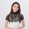 Detachable Lace False Collar Polyester Yarn Lapel Top Sweet Chiffon False Collar  Women Lady