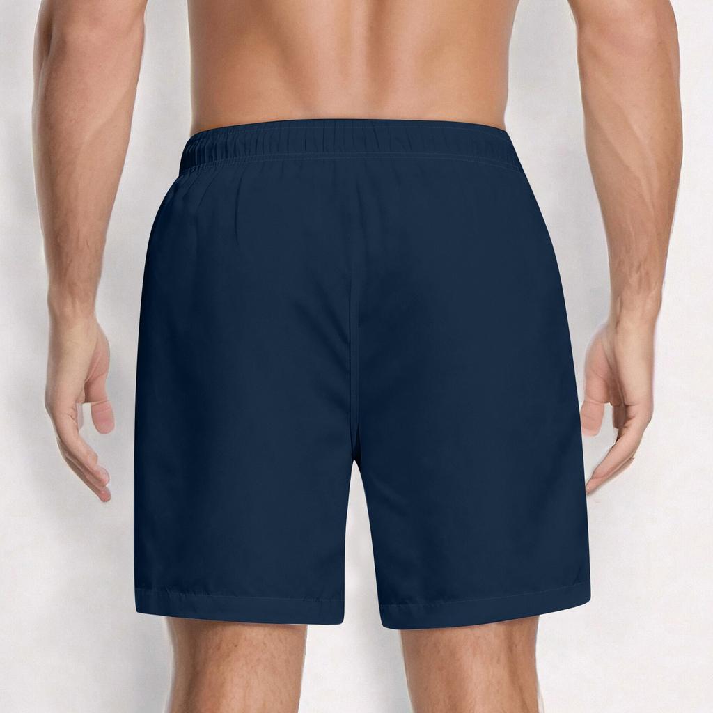 Мужские модные шорты на резинке с кулиской, повседневные брюки